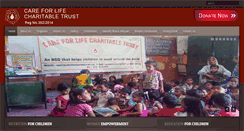 Desktop Screenshot of careforlifecharitabletrust.org